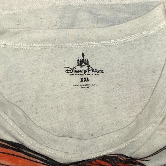 Disney Parks Princess Signed Short Sleeve Ariel Linen Blend Tee Cream Natural - Picture 12 of 13